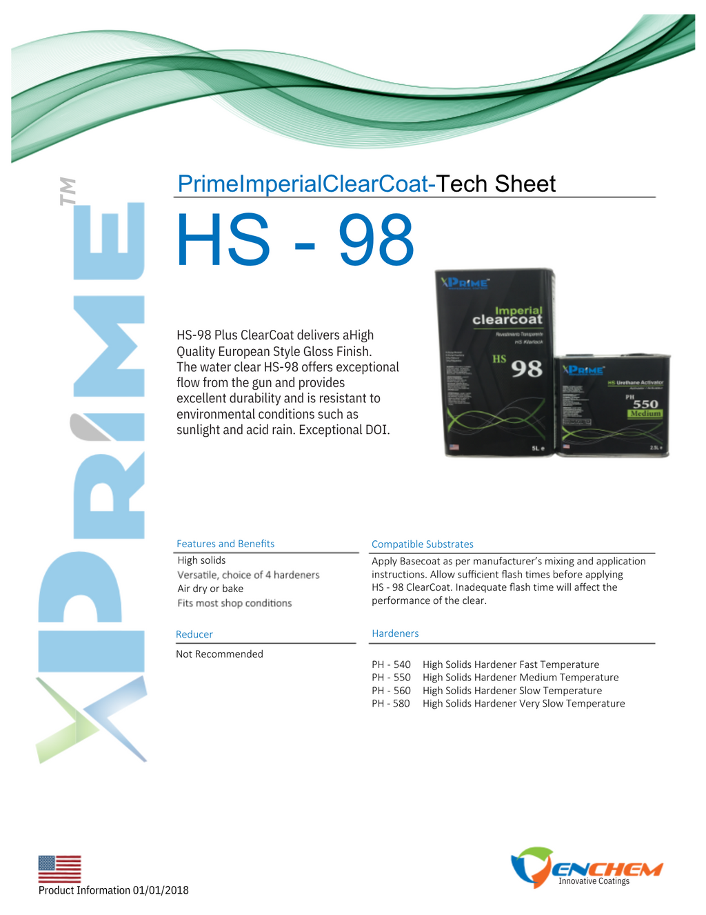 Prime HS-98, Imperial Clearcoat