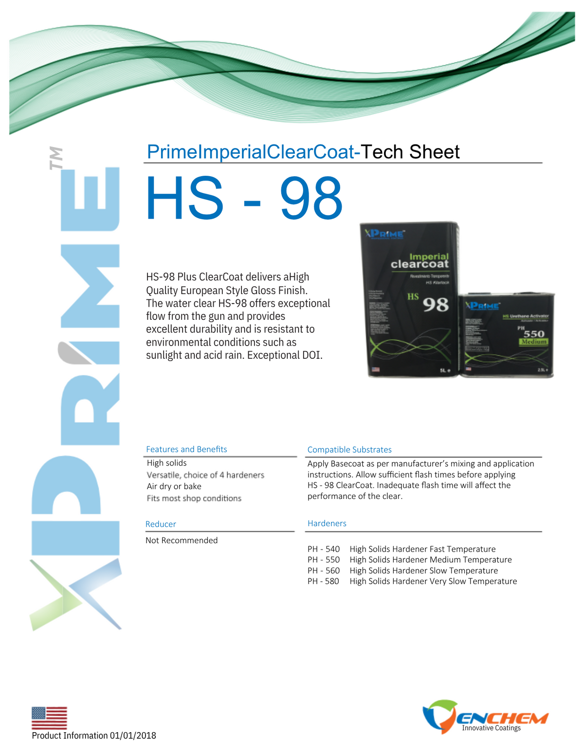 Prime HS-98, Imperial Clearcoat