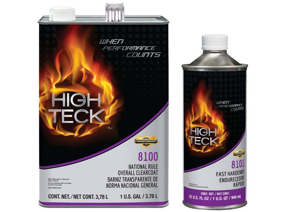 High Teck 8100 4:1 Premium Clear Coat Gallon Kit image 0