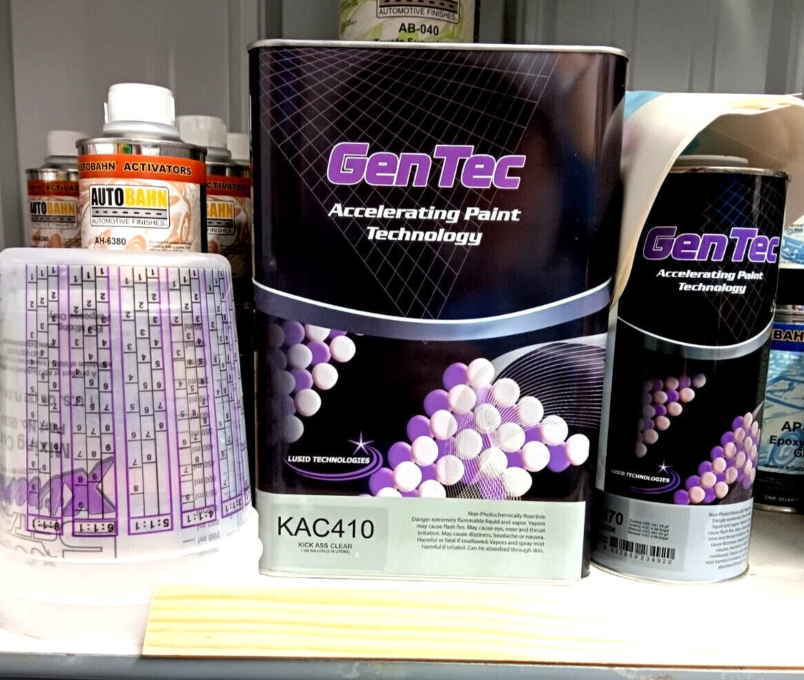 Gen Tec accelerating paint technology products on a shelf